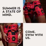 Sunset Rooftop Board Short In Olympia Black