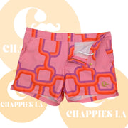 Sunset Rooftop Board Short In Pink Link
