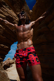 Sunset Rooftop Board Short In Olympia Black