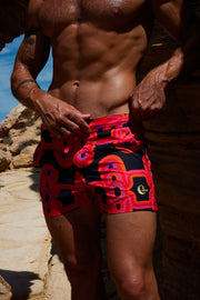 Sunset Rooftop Board Short In Olympia Black